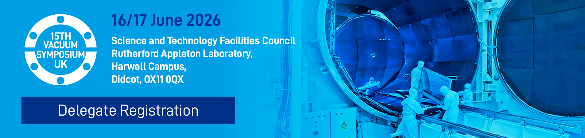 Vacuum Symposium - Delegate Pre-Registration